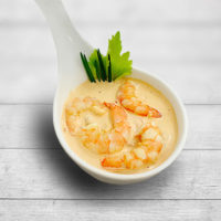 Riesengarnelen in Knoblauchcreme